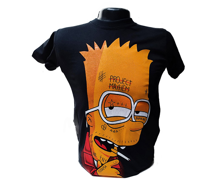 Camiseta Estampada Bart Fumón - 97