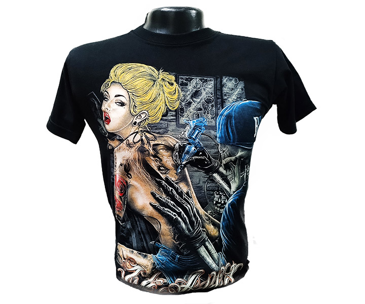 Camiseta Estampada Chica Tatuada - 110