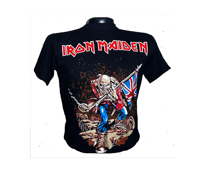 Camiseta Estampada Iron Maiden Neon - 132