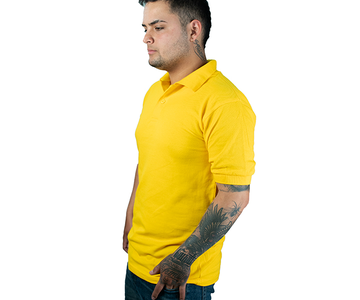 Camiseta Polo para Hombre Color Amarillo - 35