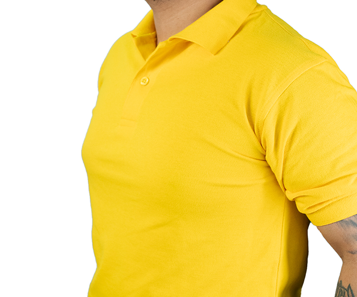 Camiseta Polo para Hombre Color Amarillo - 36