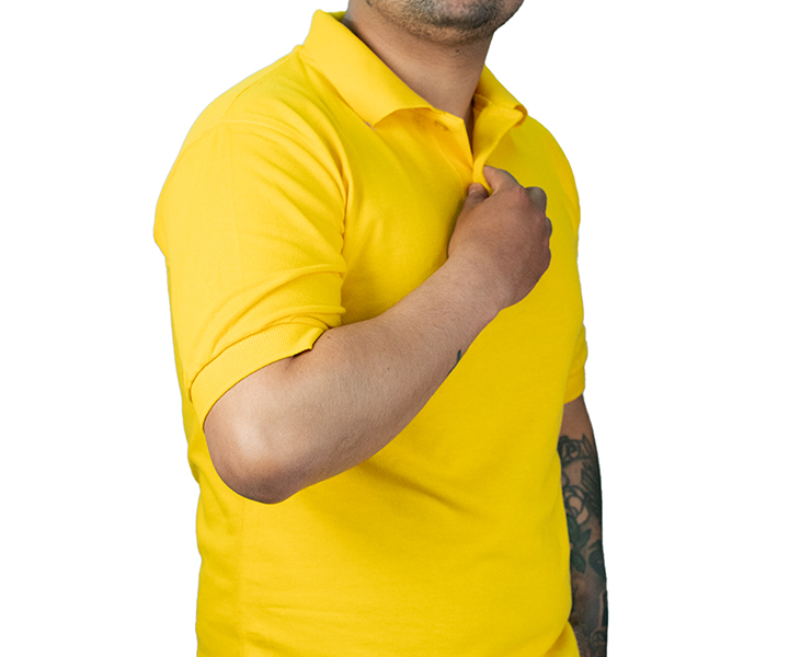 Camiseta Polo para Hombre Color Amarillo - 151