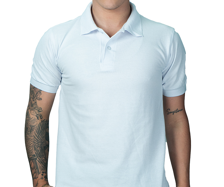 Camiseta Polo para Hombre Color Blanco - 47