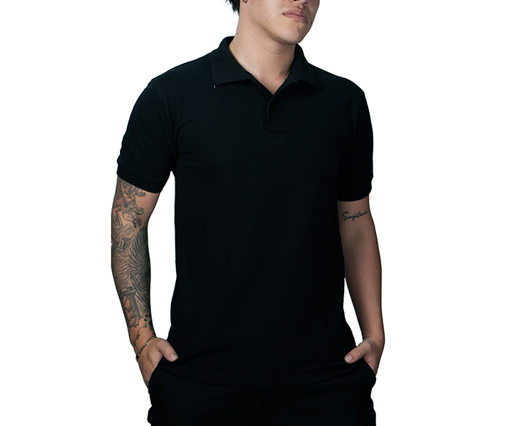 Camiseta Polo para Hombre Color Negro - 58