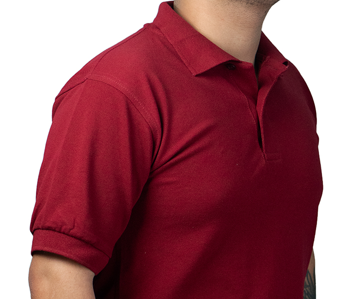 Camiseta Polo para Hombre Color Vinotinto - 73