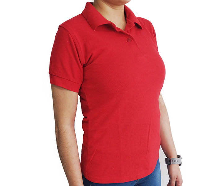 Camiseta Polo para Dama Color Rojo - 301